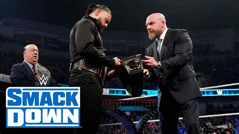 universal champion|Triple H presents Reigns a new Undisputed WWE Universal Title  .